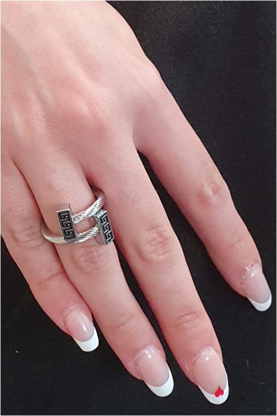 Conjunto mujer anillo y pulsera de acero - Imagen 3