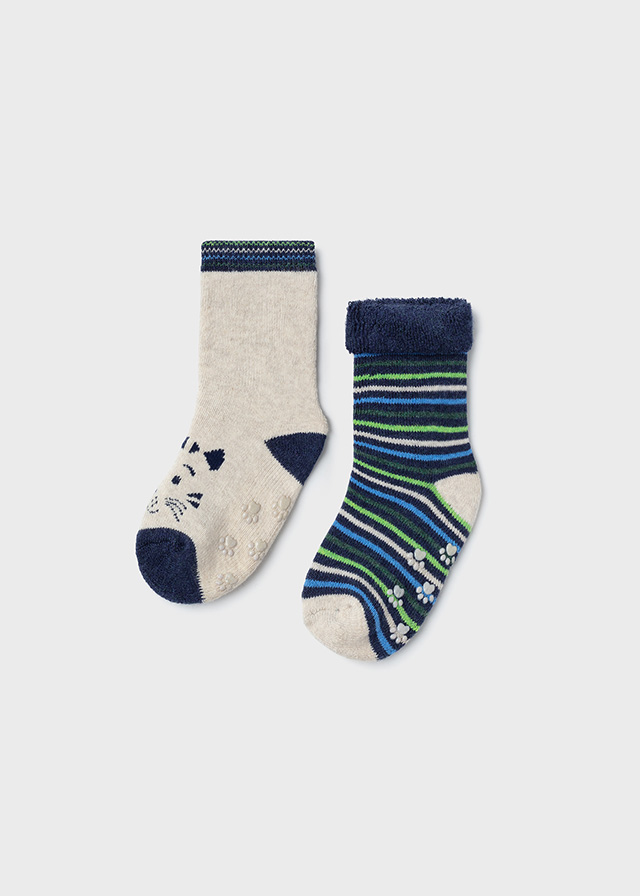 set 2 calcetines rizo TALLA 12 Y 24 MESES