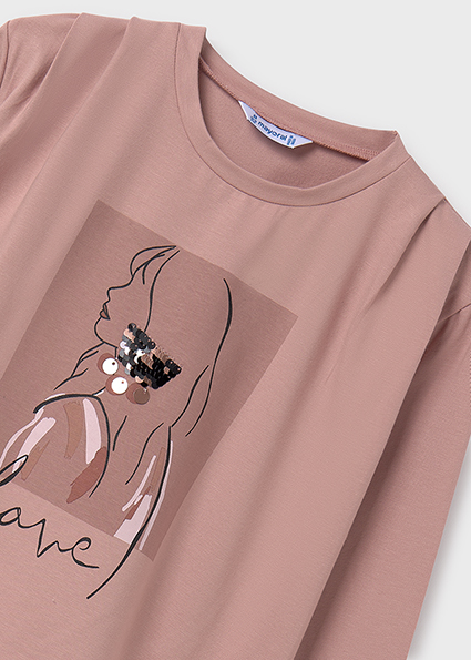 camiseta niña manga larga mayoral modelo 7005 talla 14 y 16 años