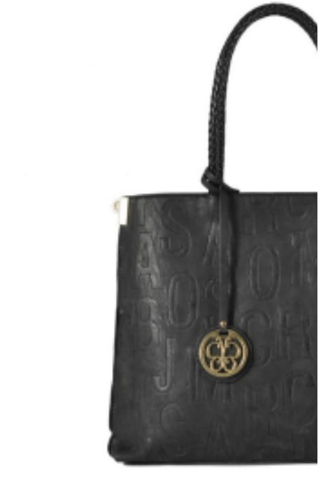 BOLSO MUJER NEGRO CON TEXTURA