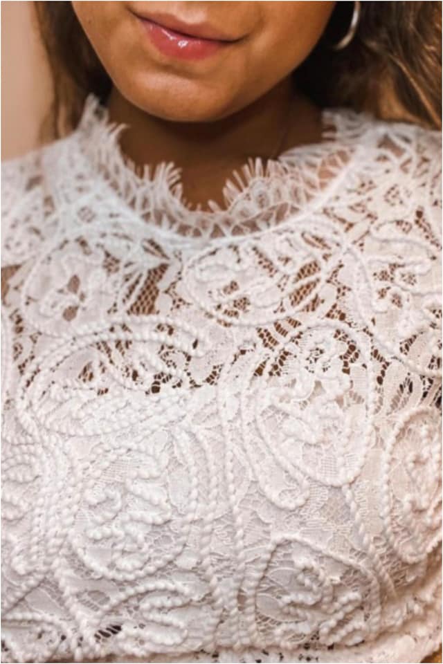 Blusa mujer encaje