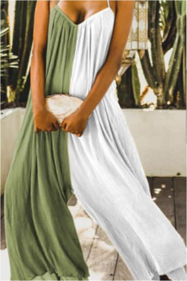 Mono mujer bicolor tirantes talla grande