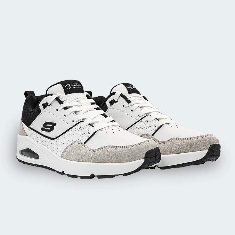 Tenis Skechers Uno-Retro One White-Black Hombre K06290 - Imagen 3