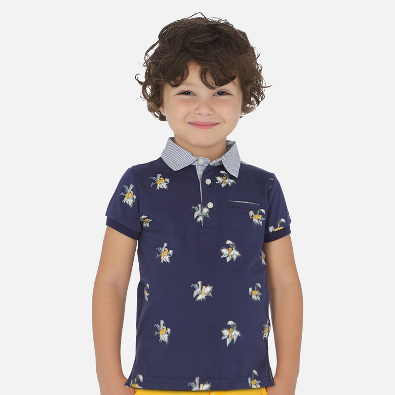 Polo manga corta estampado niño MODELO 3146 TALLA 5 y 8 AÑOS