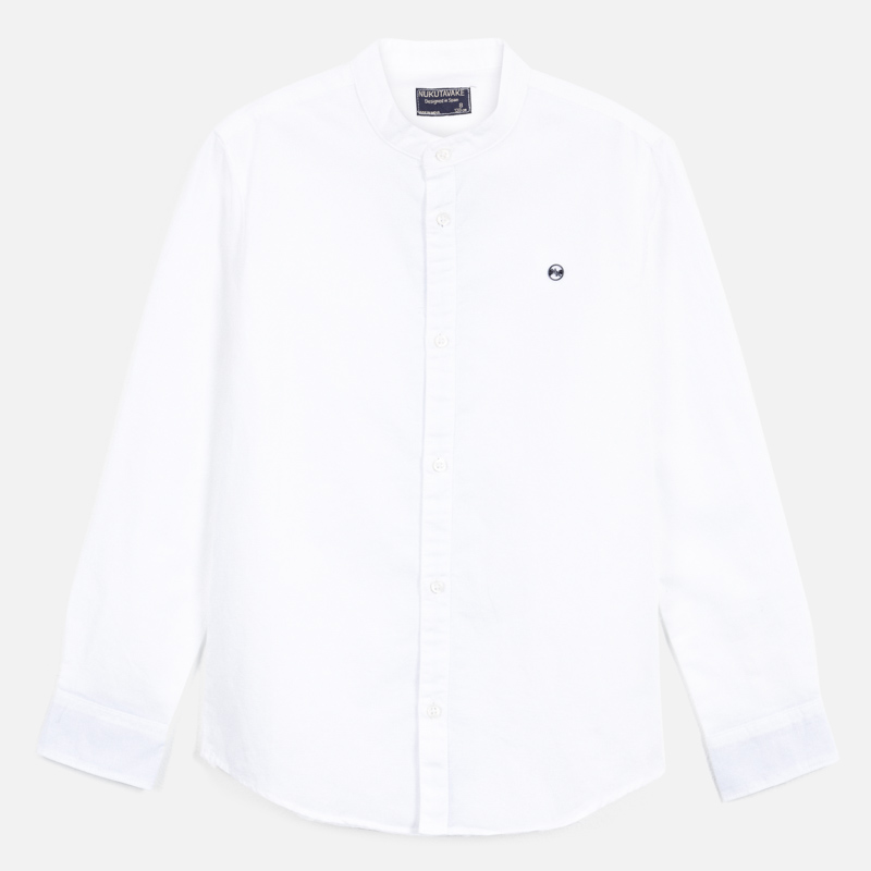 Camisa manga larga lino cuello mao niño MODELO 6156 TALLA 18