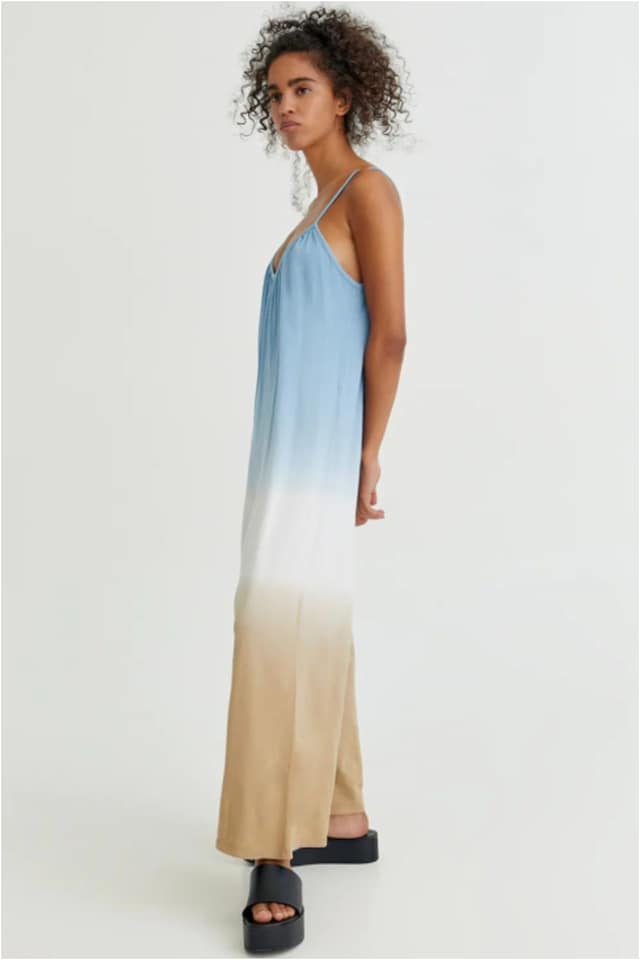 Mono mujer tirantes tricolor talla grande