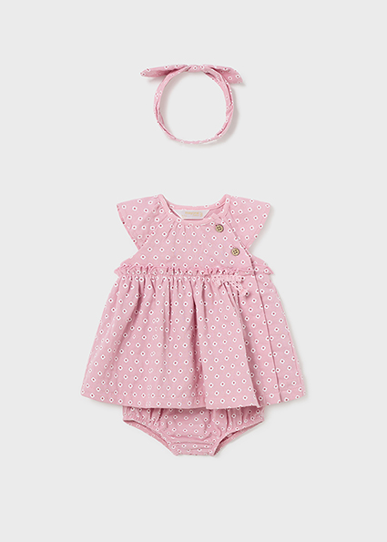 vestido mayoral gasa 1806 talla 9 y 18 meses