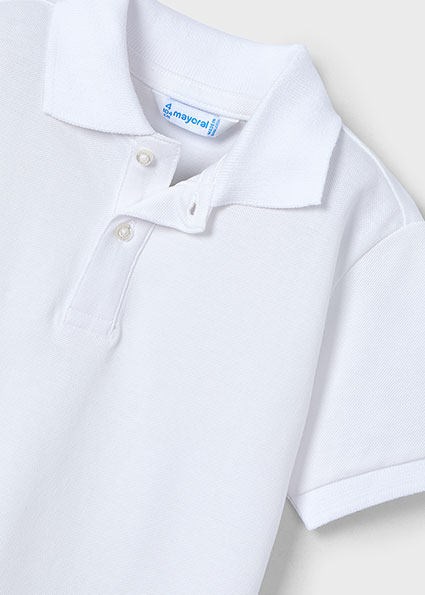 Polo manga corta mayoral blanco 150 talla 4, 5  años