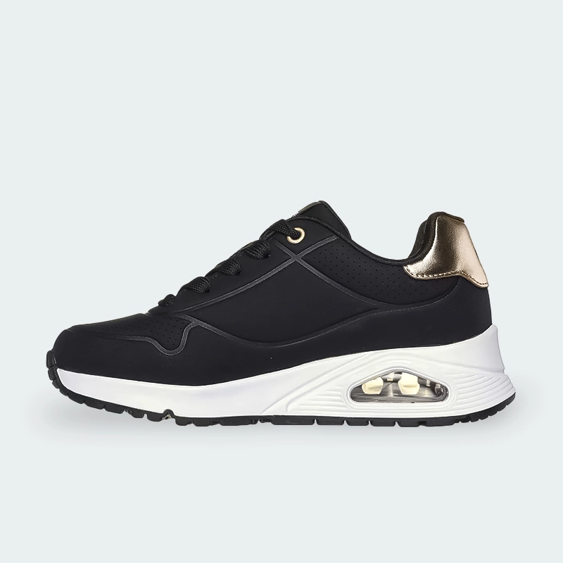 Tenis Skechers Uno Gen1 Negro Niña K06273