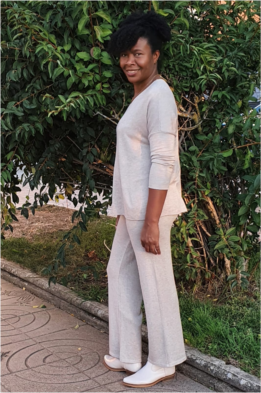 Jersey mujer punto talla grande