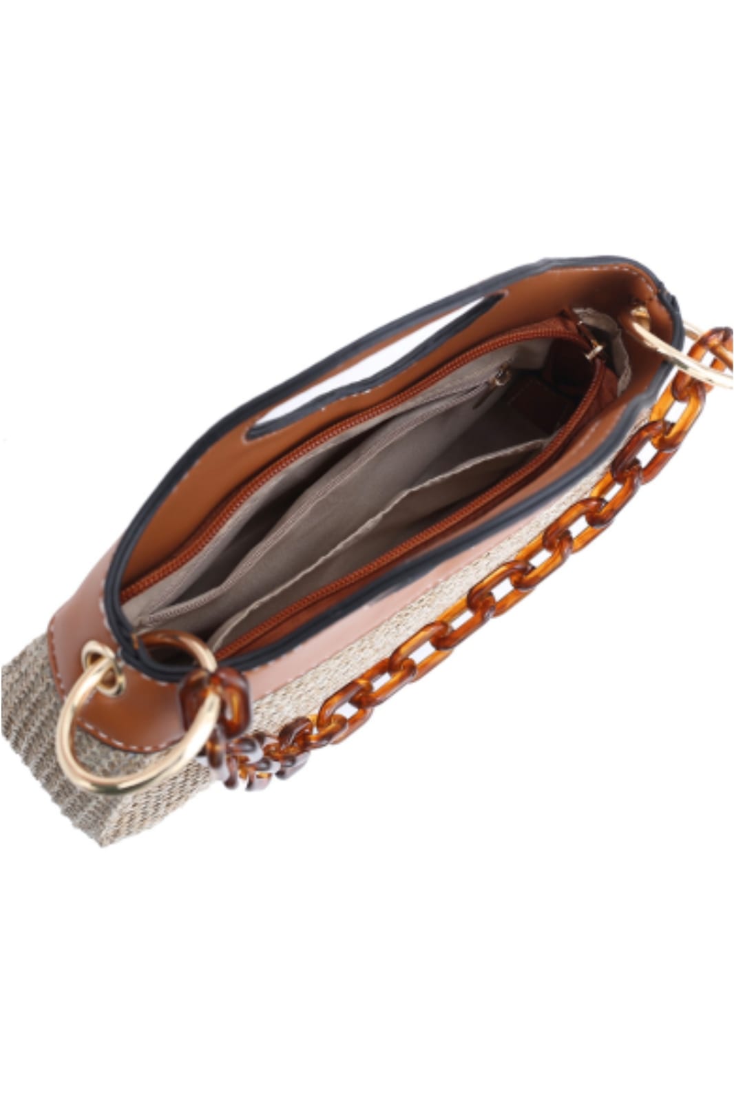 Bolso mujer de mano redondo - Imagen 3