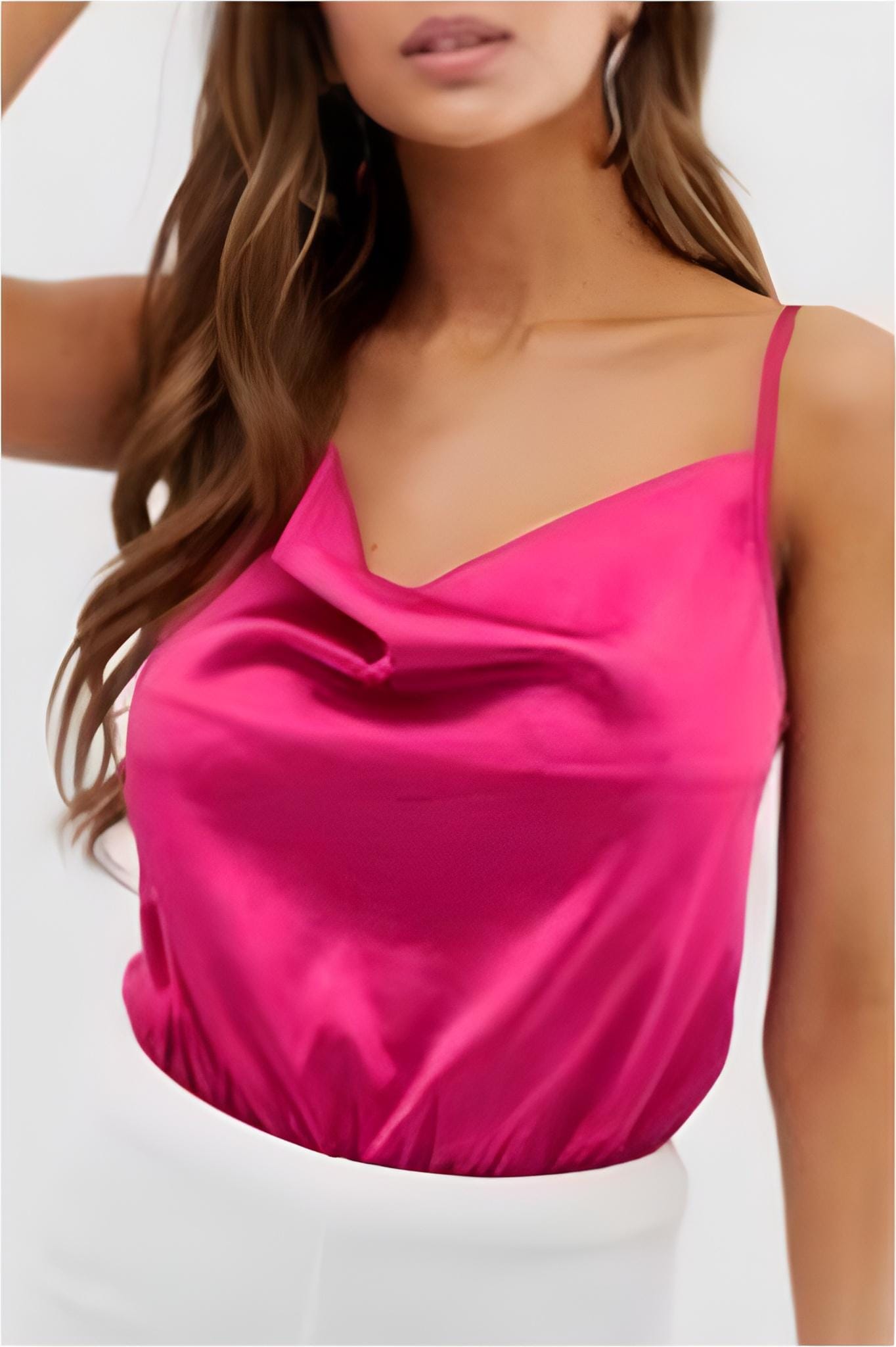 Top mujer tirantes satén