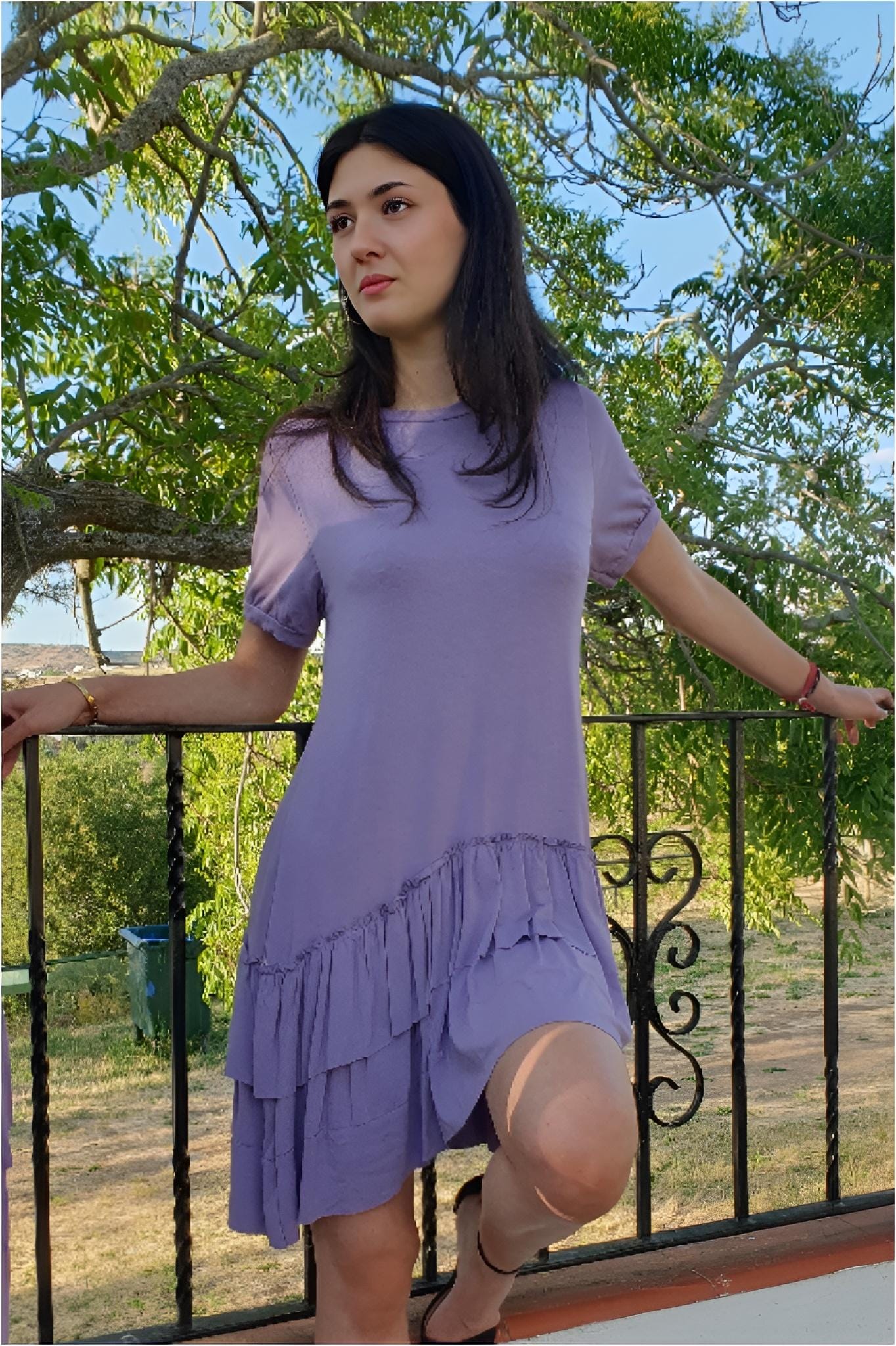 Vestido mujer con volantes