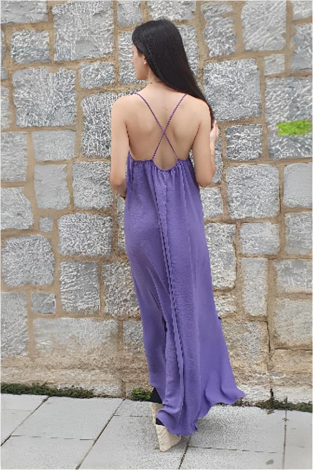 Vestido mujer largo tirantes