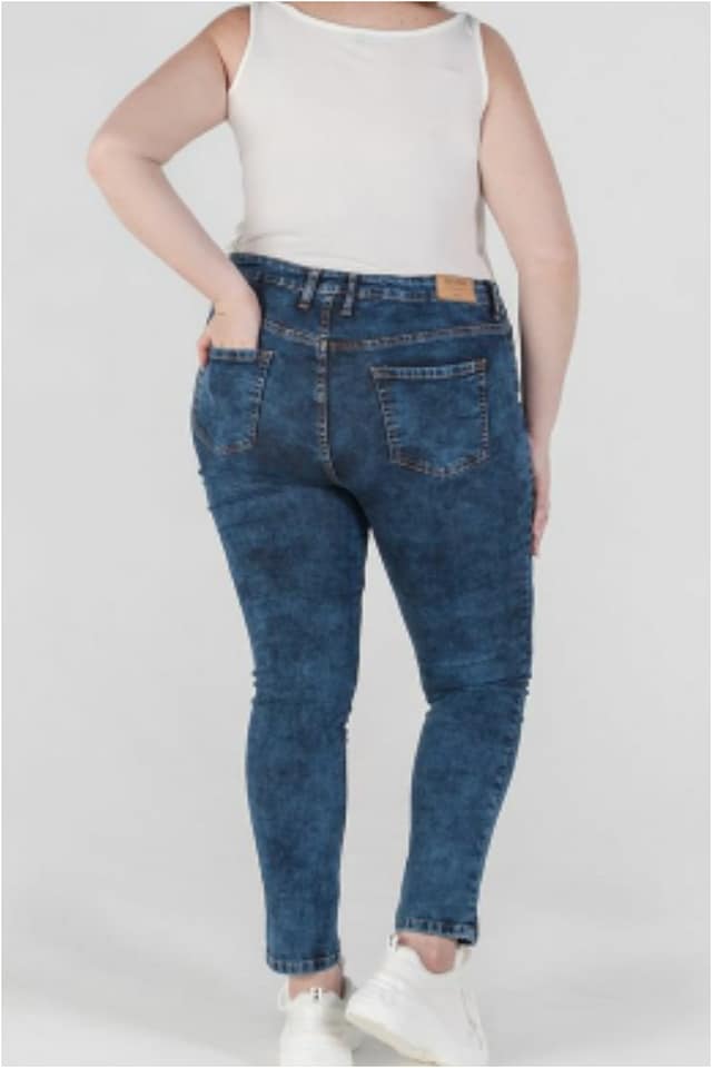 Pantalón mujer vaquero talla grande