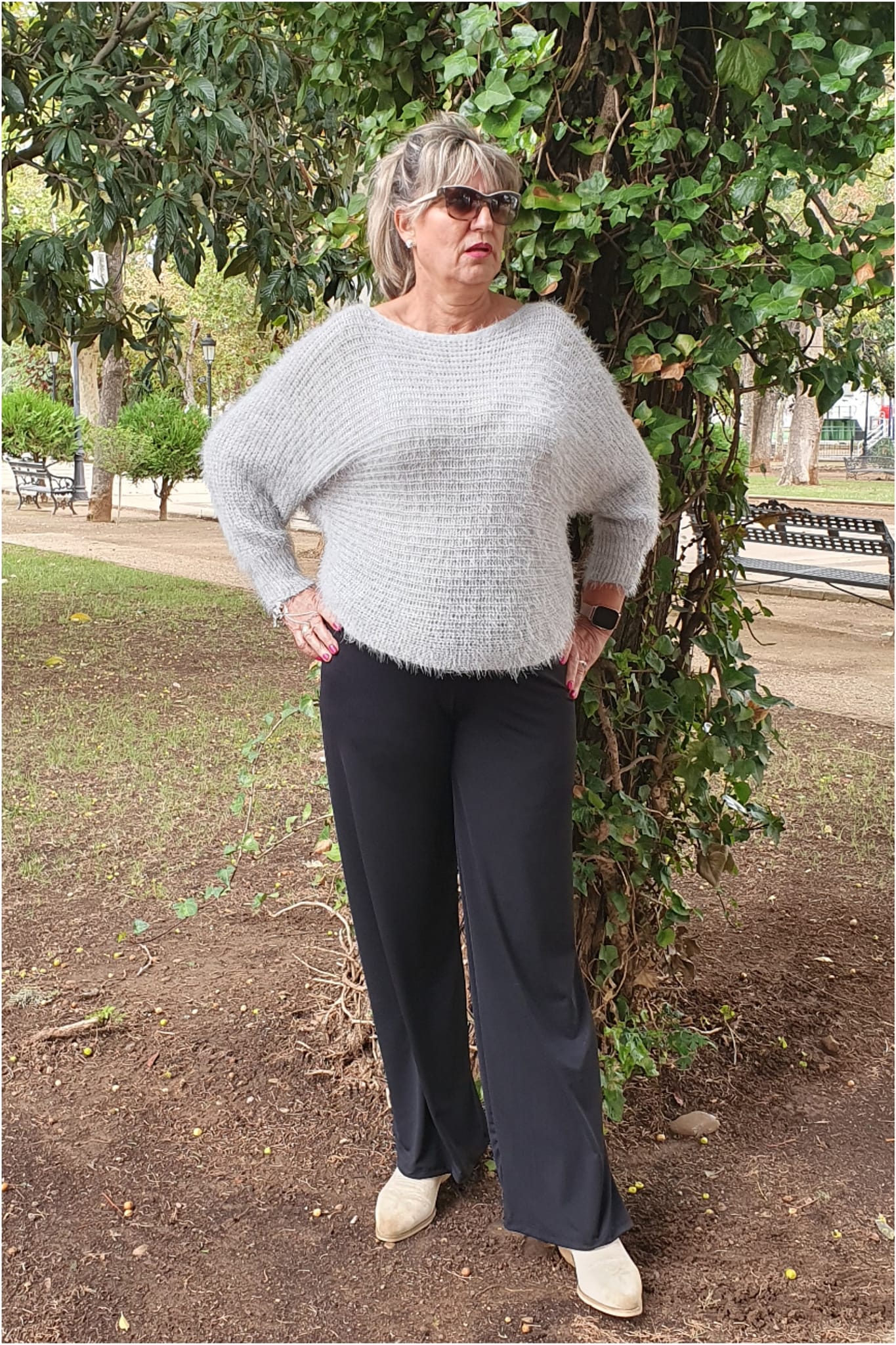 Jersey de mujer punto cálido con estilo