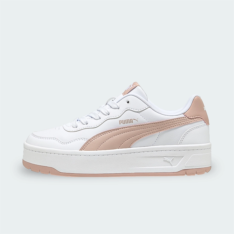 Tenis Puma Court Lally Skye White-Pink Mujer K05997