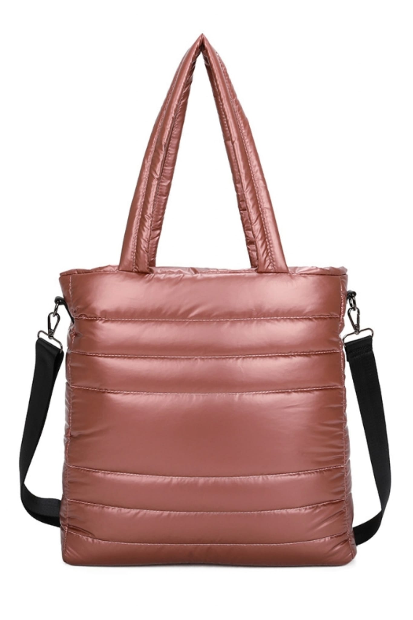 Bolso mujer acolchado pespuntes