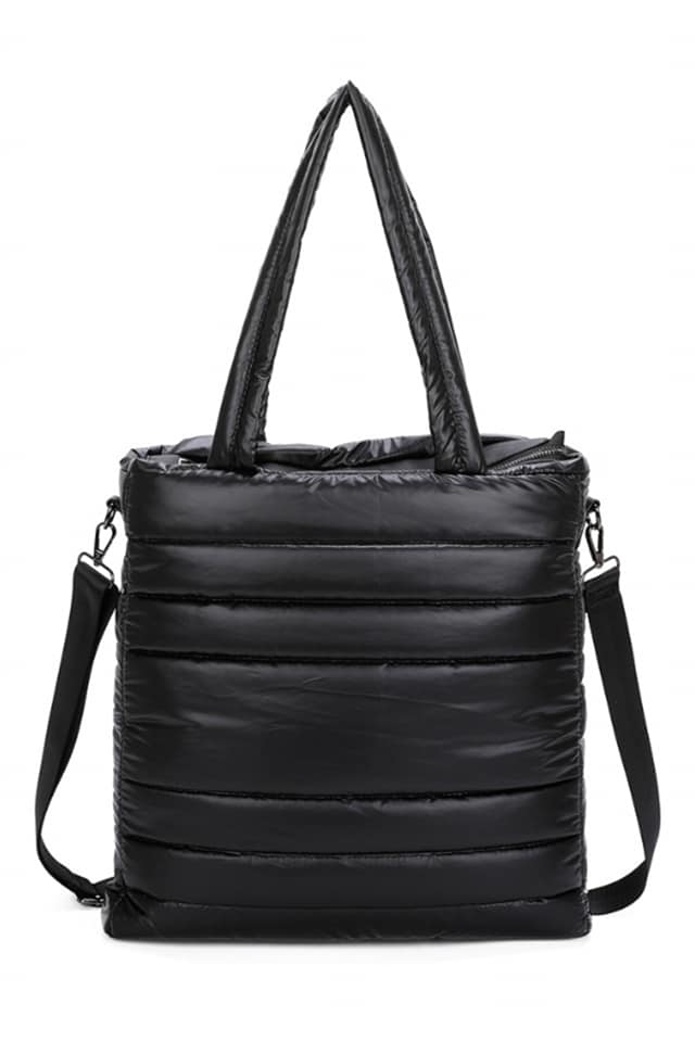 Bolso mujer acolchado pespuntes - Imagen 3