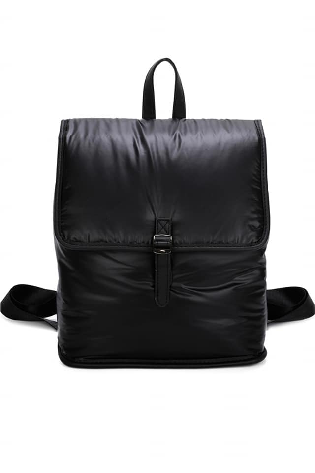 Mochila mujer acolchada brillo - Imagen 4