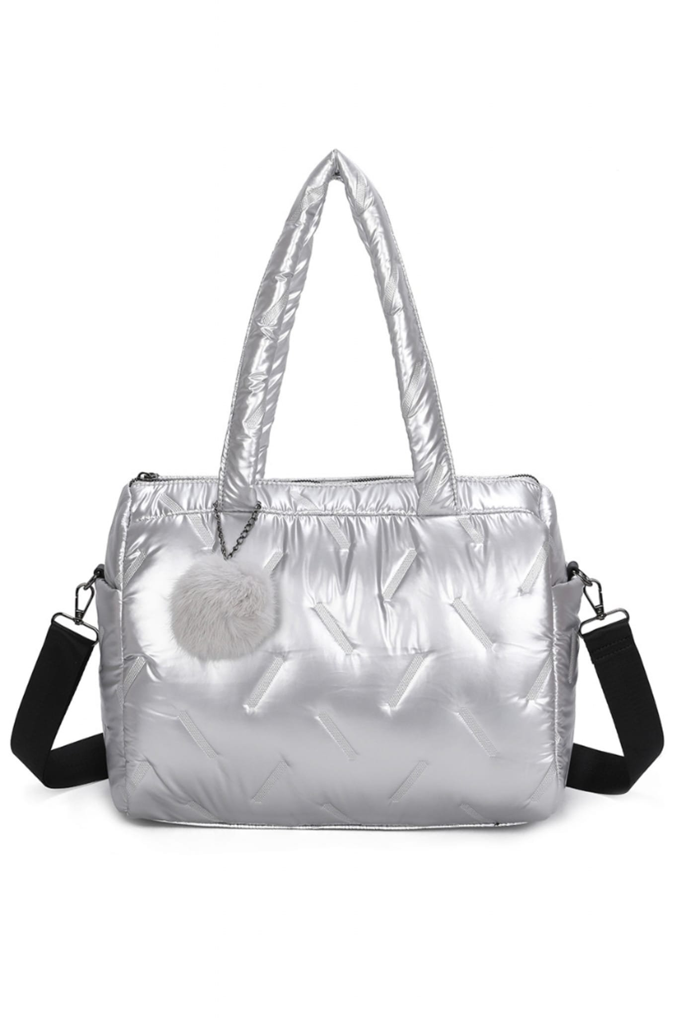 Bolso mujer acolchado con borla