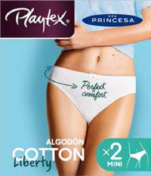 ALGODON LIBERTY APP4269 BIKINI pack de 2 TALLA S ( color negro )