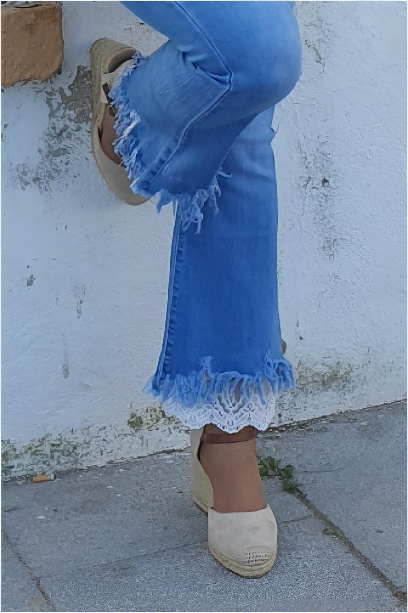 Pantalón mujer vaquero tobillero - Imagen 3