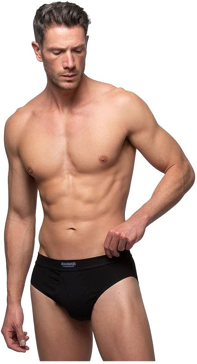 👕 Pack de Slip Abanderado de Hombre Modelo 5379 Ocean – Color Negro y Gris - Imagen 3