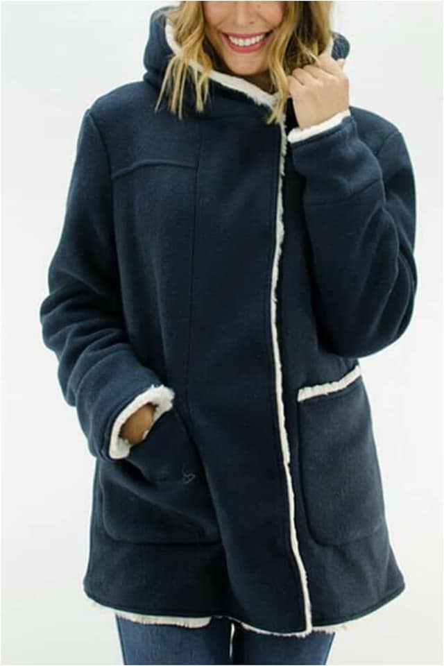 Abrigo mujer con capucha