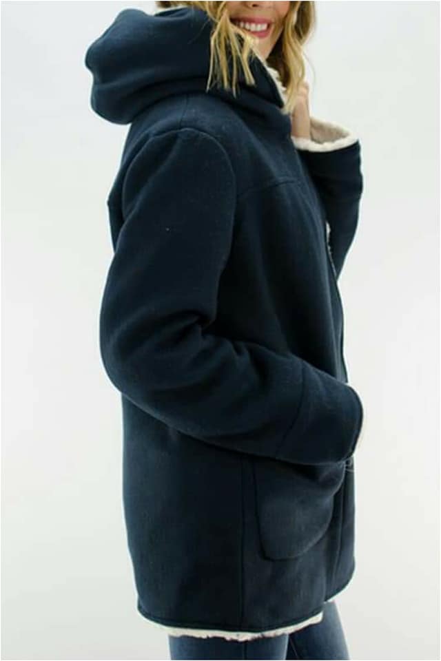 Abrigo mujer con capucha - Imagen 3