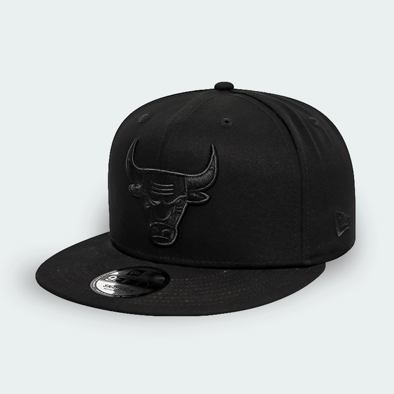Gorra New Era Chicago Bulls NBA Monochrome 9FIFTY Ajustable Negro K05264