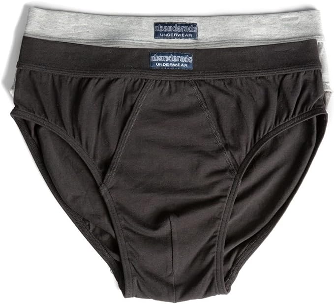 👕 Pack de Slip Abanderado de Hombre Modelo 5379 Ocean – Color Negro y Gris