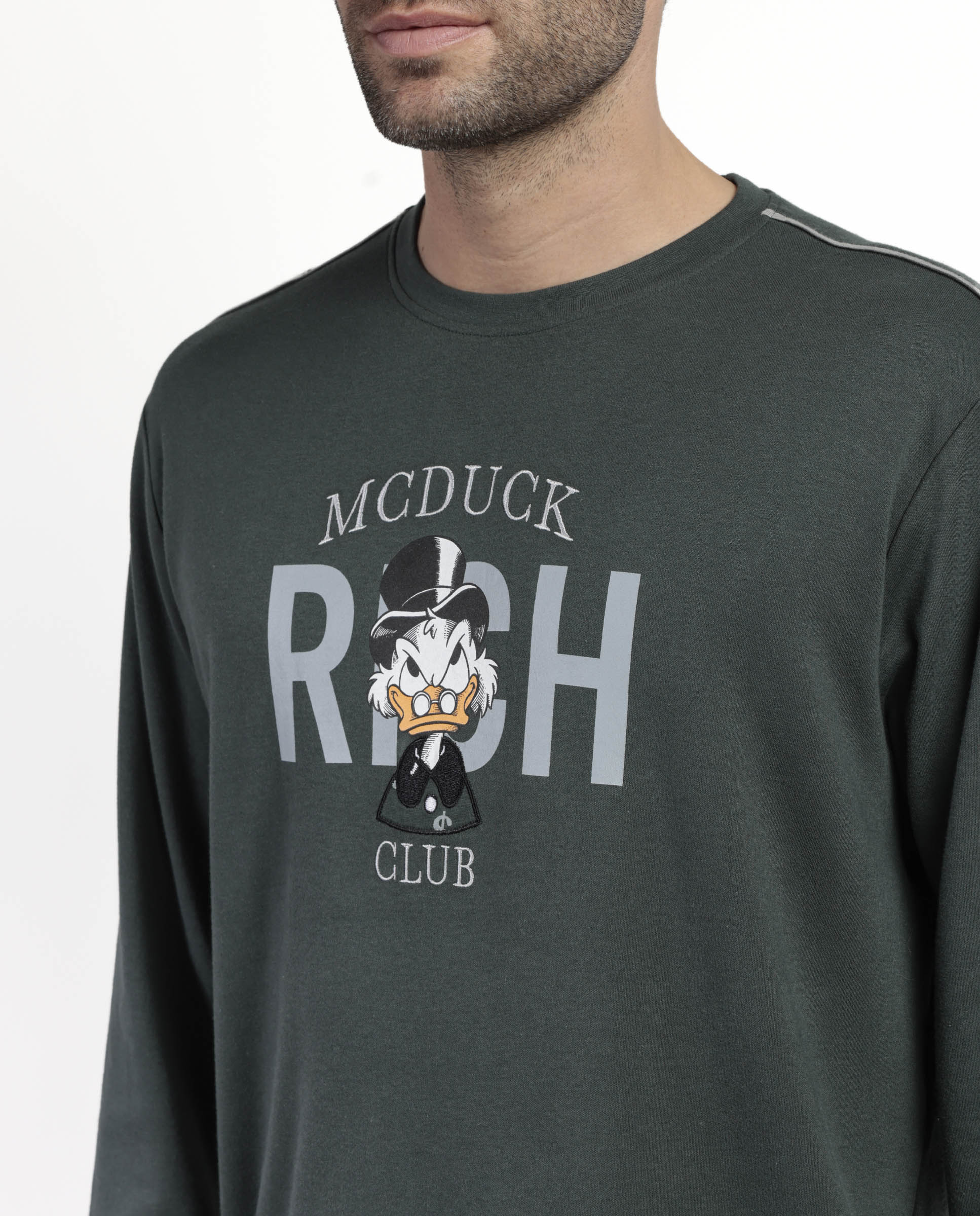 💤✨ Pijama Disney para Hombre ADMAS – McDuck Rich Club 💸 | ¡Comodidad, estilo y diversión en uno solo! modelo 63229