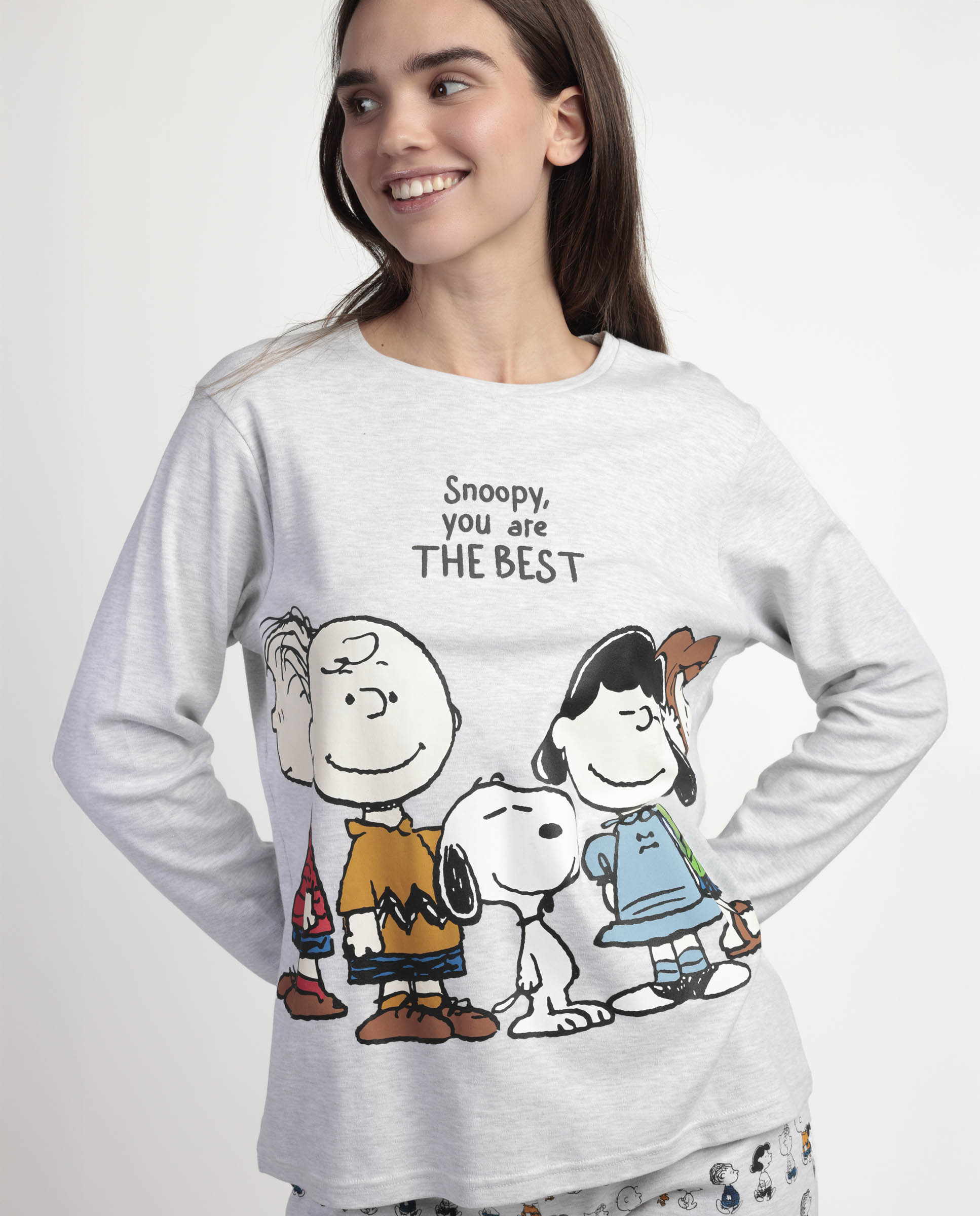 Admas 💕 Pijama de mujer Disney Snoopy “You Are The Best” – 💕 modelo 63428
