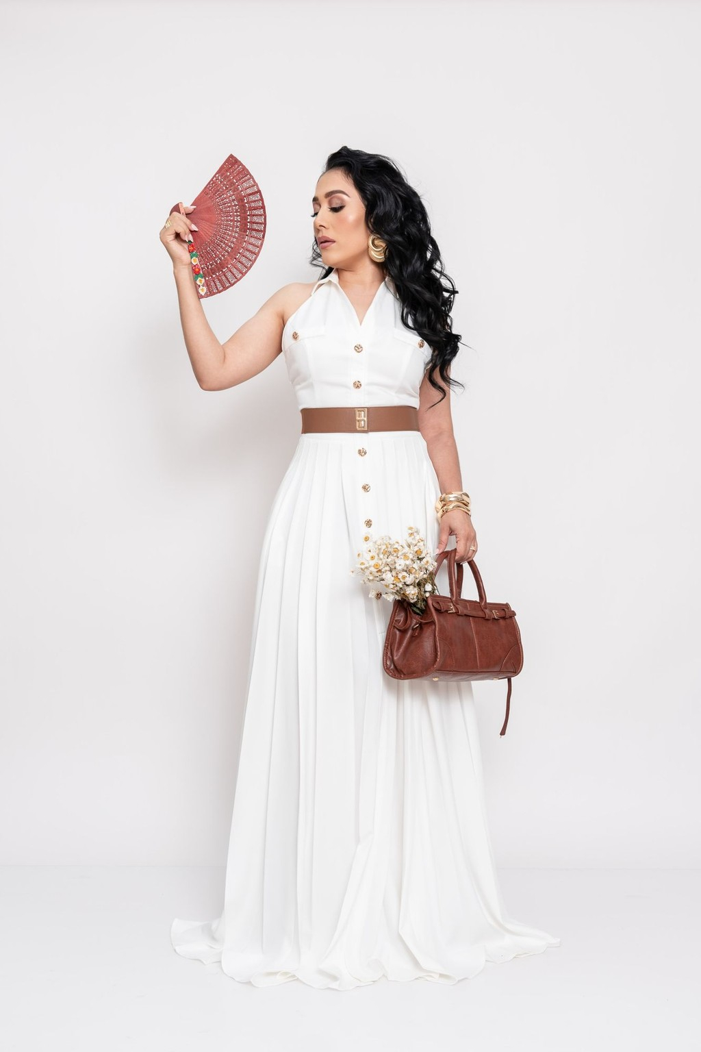 MAXI VESTIDO BLANCO P06755