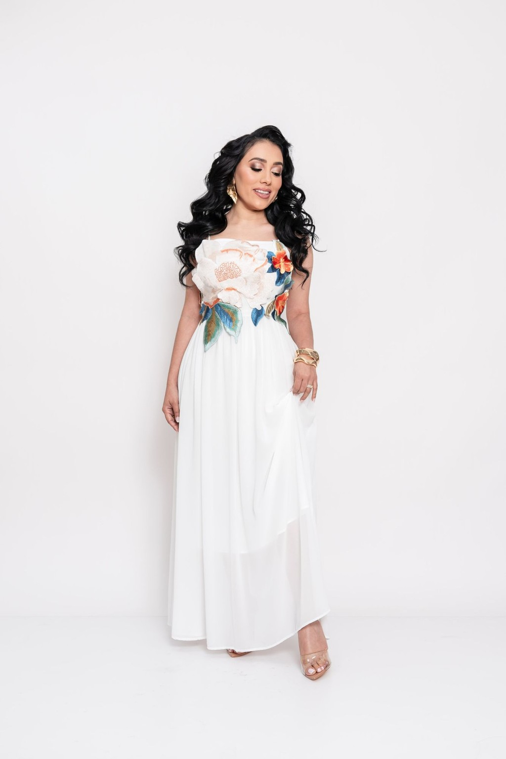 MAXI VESTIDO BLANCO P06753
