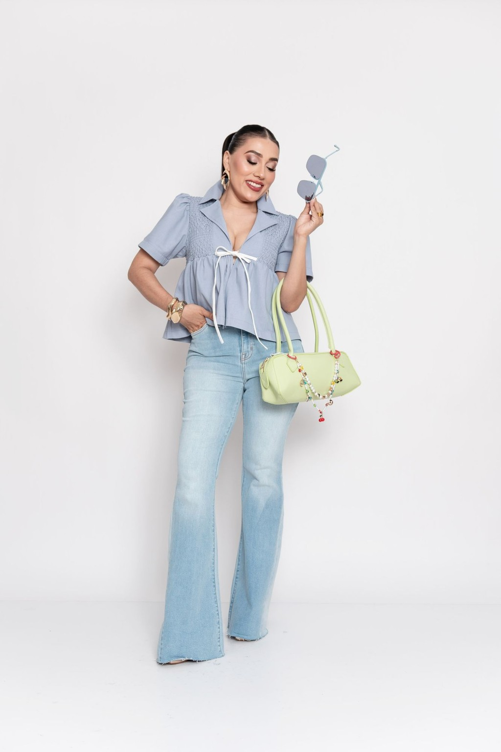 Blusa Celeste P05559