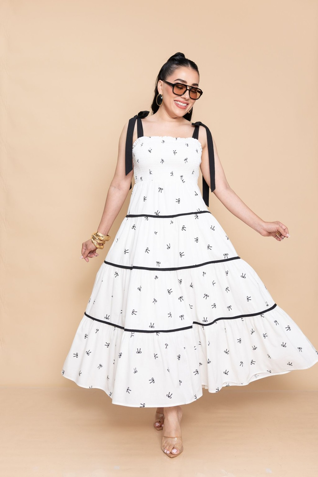 Midi Vestido White P07018