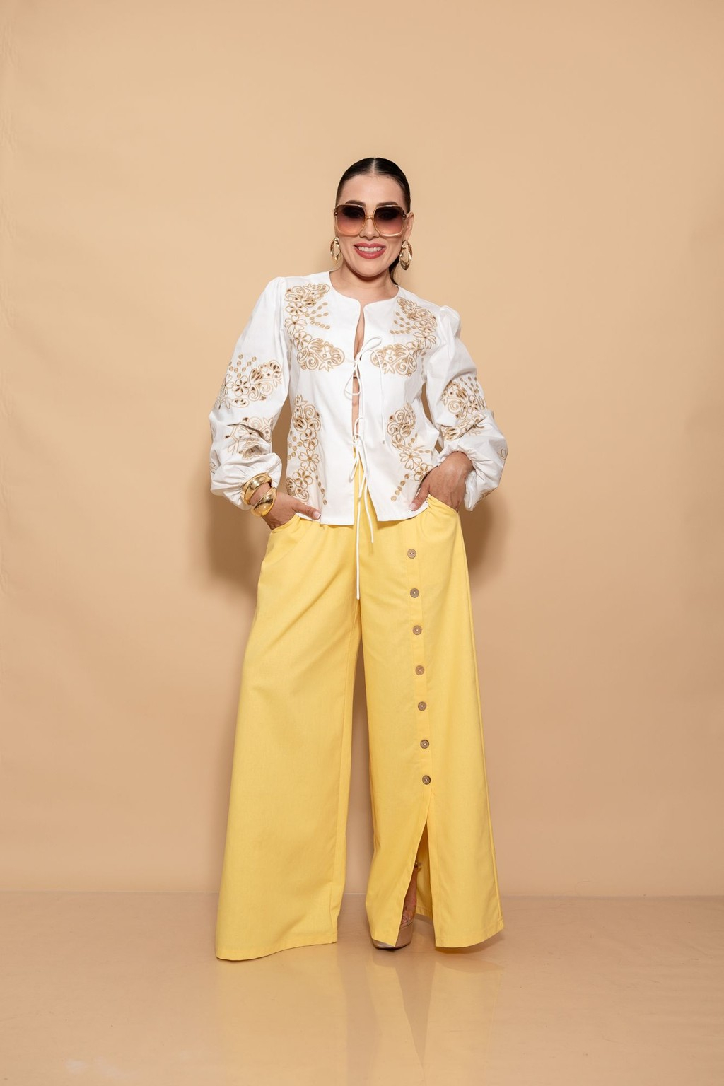 Pantalón Amarillo P07183
