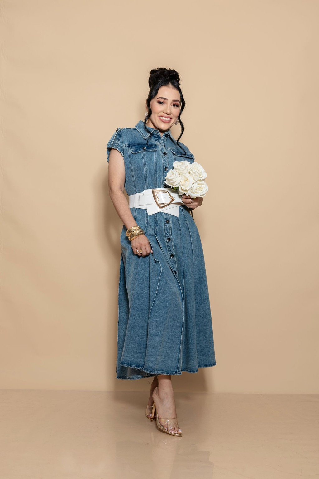 Midi Vestido Denim P06988
