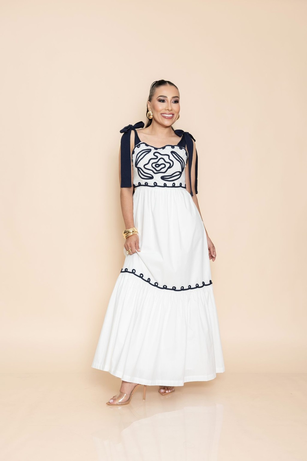 Midi Vestido Ivory P06999