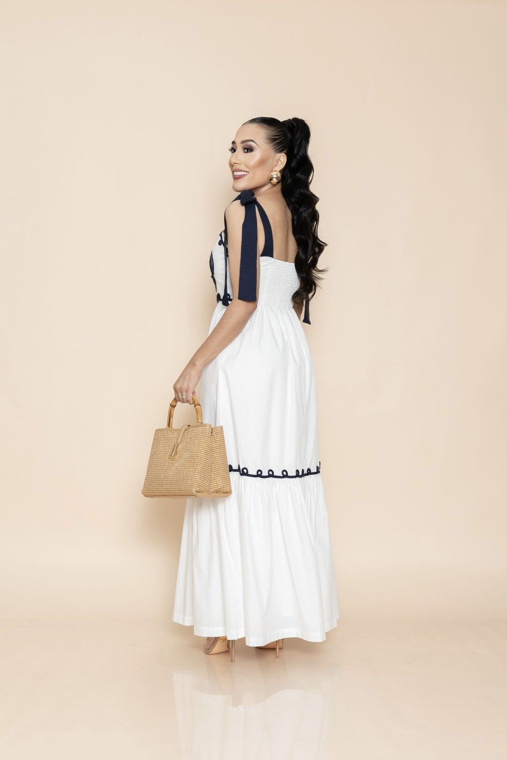 Midi Vestido Ivory P06999 - Imagen 3