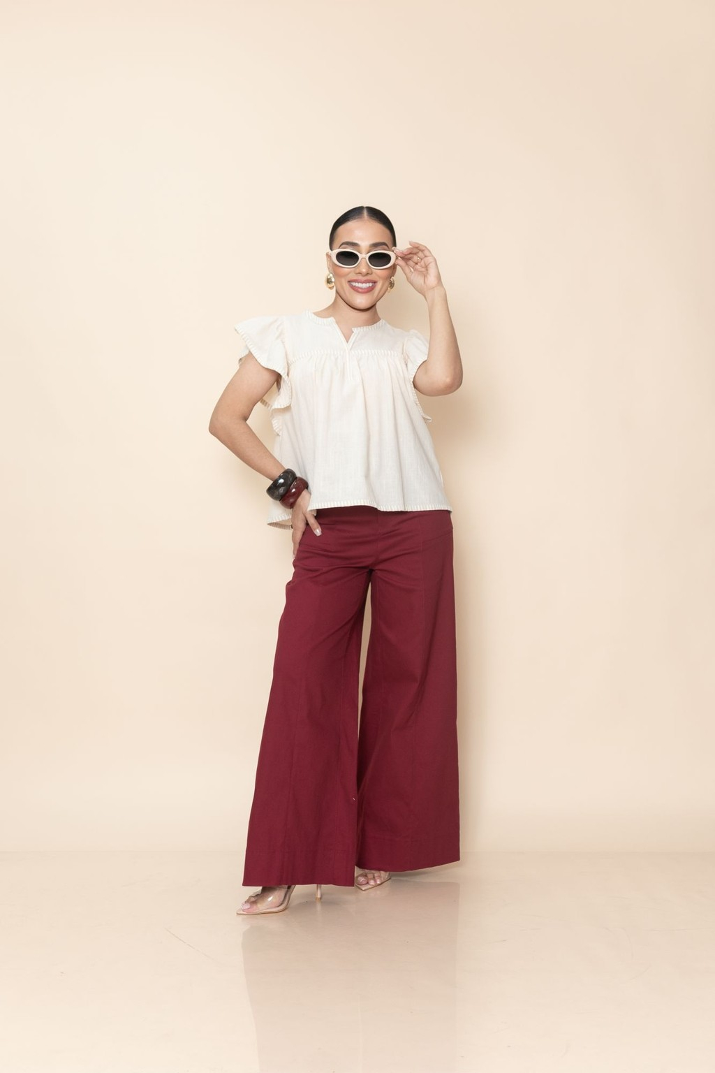 Pantalon Burgundy P07161