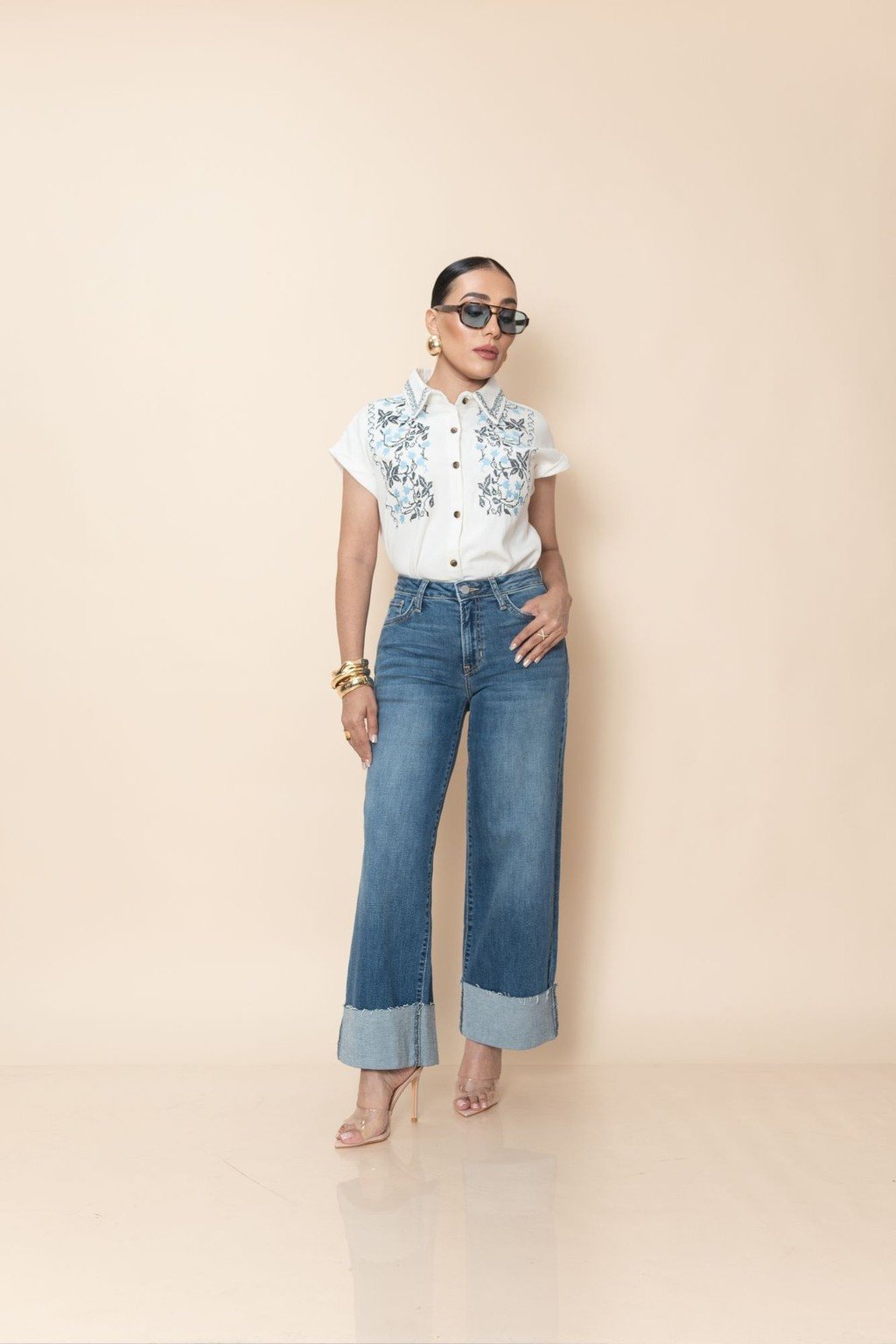 Pantalon Denim P07166