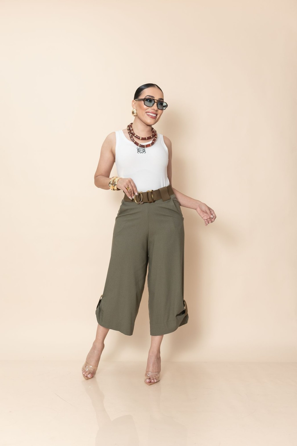 Pantalon Verde P07180