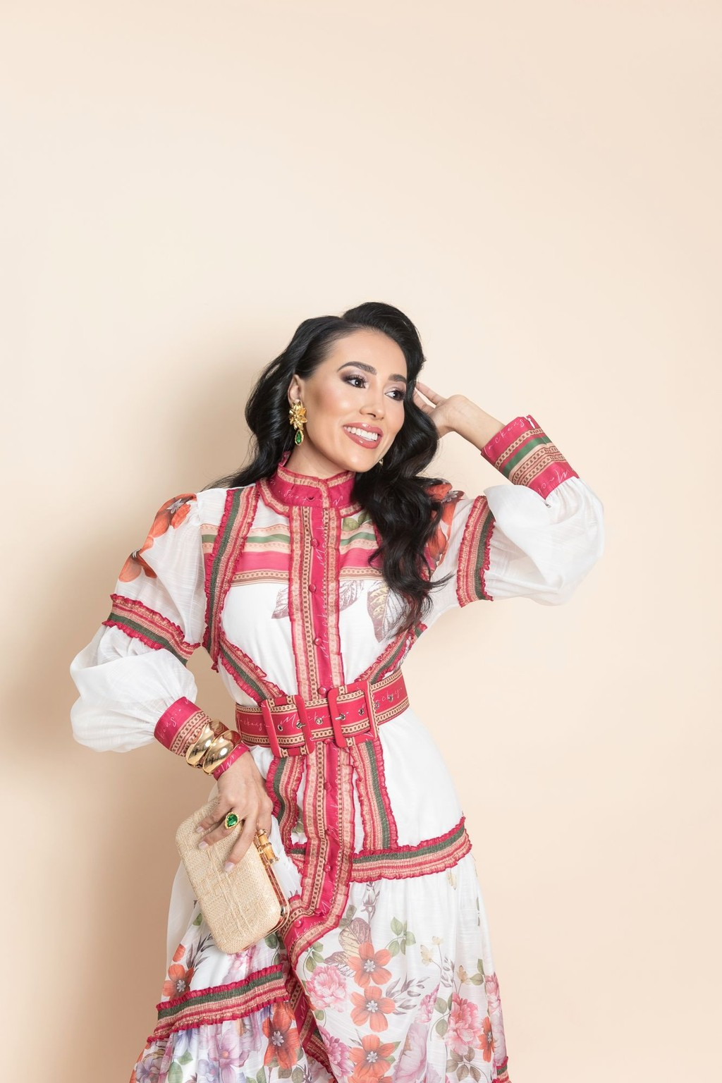 Midi Vestido Multi P07005 - Imagen 4