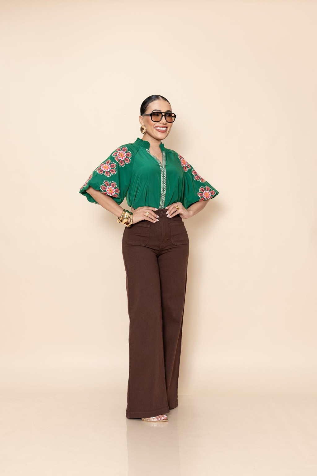 Pantalon Café P07162