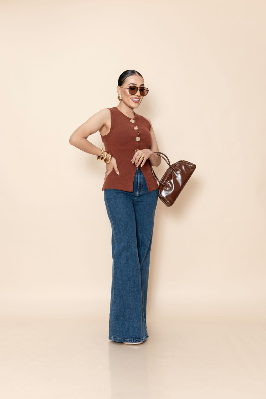 Chaleco Brown P06154