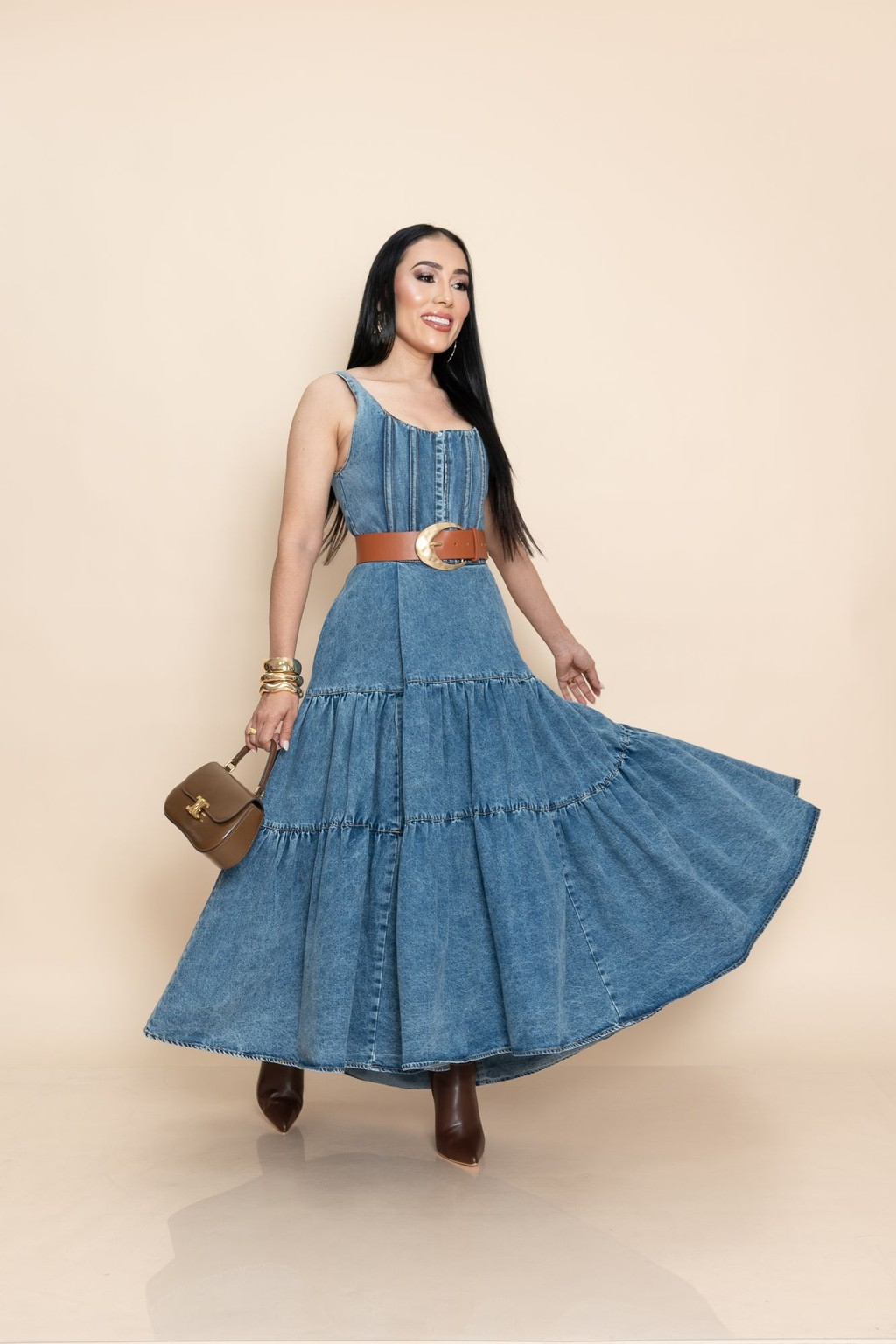 Midi Vestido Denim P06987