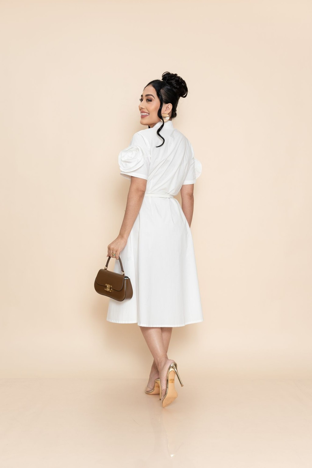 Midi Vestido Blanco P06963